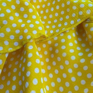 BeBop Yellow polka dot Sundress 💛 Small